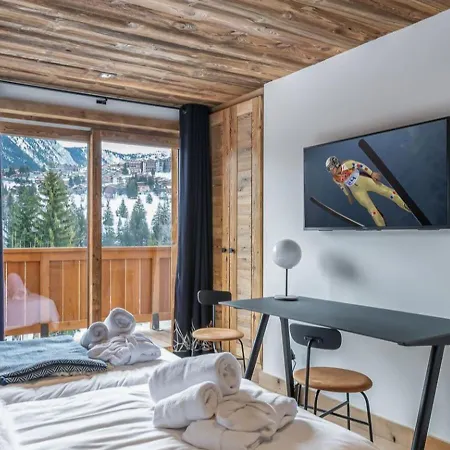 木屋 D'exception 10 Pers, Spa, Piscine, Wifi, 1550 - Fr-1-575-193 *